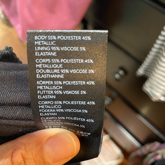 Maeve shimmer gold and black 16 skirt - Picture 5 of 12